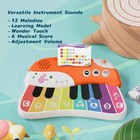 Baby Piano Keyboard For Toddlers 1-3  Touch Sensor Toddler Piano Toy For Baby   