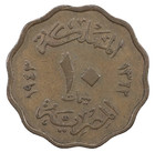 Egypt - 10 Milliemes - 1943  1362  - Farouk