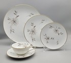 Vintage Noritake Helene Mid Century Modern Dinnerware Set Plates Cups   Saucers