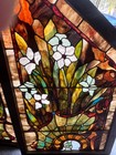 Magnificent Pair Of Vintage Stained Glass Windows