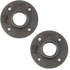 2pk 1  Floor Flange Pipe Decor Cast Iron Black Threaded Fitting Show 1949