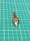 Vtg Freemason Masonic Shriner Egypt Temple Trowel Gold Tone Lapel Pin