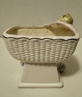 Vintage Napco  c5739 Nursery Decor Planter-hand Painted-ceramic-unique Baby Gift
