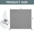 Single Large Panel Room Divider Privacy Screen For Office Partition Separators
