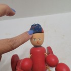 Vintage Brio Childs Wood Pull Toy Tricycle Wooden Beads Made In Sweden 