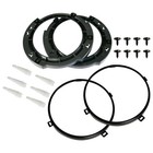 7 Inch Round Retaining Ring Black With Headlight Headlight Mounting Bracket