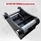 For Cat 307 308 And 309mini Excavator Bucket Ears Weld Base Plate And 50mm Pins