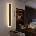 Modern Led Wall Light Sconce Waterproof Indoor Lamp Exterior Lights Long Strip