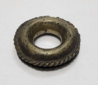 1850s Antique Hand Carved Round Shape Brass Bell Metal Baby Kids Rattle Toy
