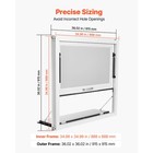 Uimoso 36x36 48x36 In Aluminum Concession Window With Folding Shelf