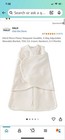 Halo Sleepsack Swaddle Wearable Micro Fleece Blanket Cream Newborn-3 Months New