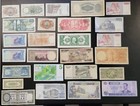 Lot Of Foreign Paper Money Banknotes World Currency From Many Countries Vintage 
