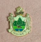 Maine Dirigo State Seal Travel Souvenir Lapel Pin