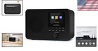 Compact Ir1 Wifi Internet Radio - Bluetooth Speaker   Alarm Clock     Black Finish