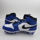 Air Jordan Football Cleat Men s Blue white New Without Box
