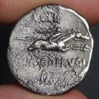 Apollo Denarius Ancient Roman Republic Silver Coin 90bc Piso Frugi Horseman