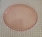 Oval Pink Glass Perfume serving Tray