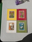 Lot Of 4 Vintage Kersten Hippie Head Shop Floral Prints
