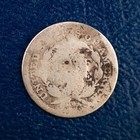 1853 Arrows Seated Liberty Half Dime  G Details  Damaged  Obsolete Silver B68