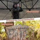 Giantex Ground Blinds For Deer Hunting - Portable Hunting Blind  Camo Tent Se   