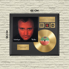 Gold Plated Lp Vinyl - Phil Collins - Memorabilia Music Gift   Pgr