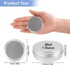 Tins 12 Pack  1 Ounce Salve Tins With Lids  Small Metal Aluminum Tin Jar Refilla