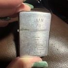 Vintage Zippo Lighter Vietnam 1969-70 Map  Used During War Time Engraved