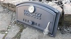 Cast Iron Pizza Oven Door With Thermometer   Bread Oven Doors    490x280mm