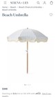Serena   Lily Beach Umbrella-botanical Green