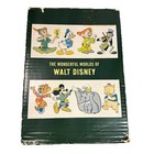 Vtg The Wonderful Worlds Of Walt Disney 4 Book Boxed Set Golden Press 1965         
