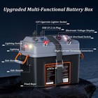 Sunapex Smart Battery Box 12v 24v Power Center For Trolling Motor  Marine  Rv
