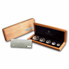 2024 Mexico Silver Proof Libertad 5-coin Set With Wood Case box And Coa