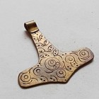 Stunning Rare Extremely Ancient Bronze Pendant Amulet Artifact Authentic