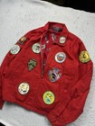 Vintage Men   s Boy Scouts Of America Patched Cropped Bomber Jacket 60s Sz Small