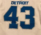 2025 Detroit Lions  43 Daron Gilbert Game Worn Size 40 Nike Jersey Nfl Preseason