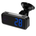 Mini Gps Car Hud Head Up Display Digital Speedometer With Time Compass Mph kmh