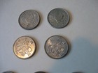 Silver   Lot Of 10 Ten Japanese 100 Yen Mixed Variety Vintage Japan Phoenix Coin