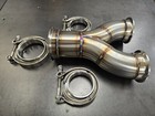 2-1 Vband Merge Collector 2 5  To 3   065 304 Stainless Tig Welded Turbo Exhaust