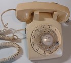 Vintage Rotary Desk Top Telephone Bell System Western Electric Cream