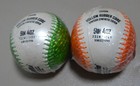 2 - New Franklin Baseball Mlb Soft Strike Chrome Metallic Green Orange Tee Balls