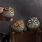 Wise Watcher Lucky Owl Figurine  Vintage Metal Owl Decor  Tabletop Unique Gifts