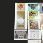 Charley Harper Postcard Lot Assorted Animals  16  Unused All Different Set D