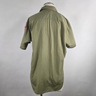 Boy Scout Green Shirt Patches Vintage Scoutmaster Short Sleeve 1960 s Mens M