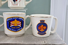 Lot Of 6 Vintage Boy Scouts Of America Ceramic Mugs 1970-2002 Order Of Arrow Bsa