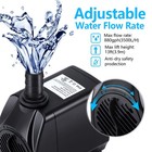 Fountain Pump 880gph 60w Submersible 13ft Lift Height - Ideal For Aquarium
