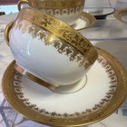 Assembled Tea Set Limogesgold Encrusted France
