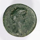 Claudius With Agrippina Ii Ae Roman Provincial Coin 41-54 Ad     Lydia  Thyatira