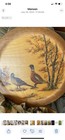 Vintage Set Of 2 Hand Painted Wood Plaques  Wall Hangings Pheasants Wild Turkey