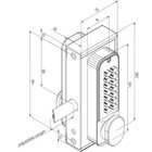 Gatemaster Superlock Digital Single Sided 40-60mm Right Hand  bdgs4060r 