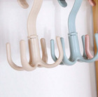 Creative Rotatable 4-claw Hook - Multi-functional Wardrobe Hanger For Clothes